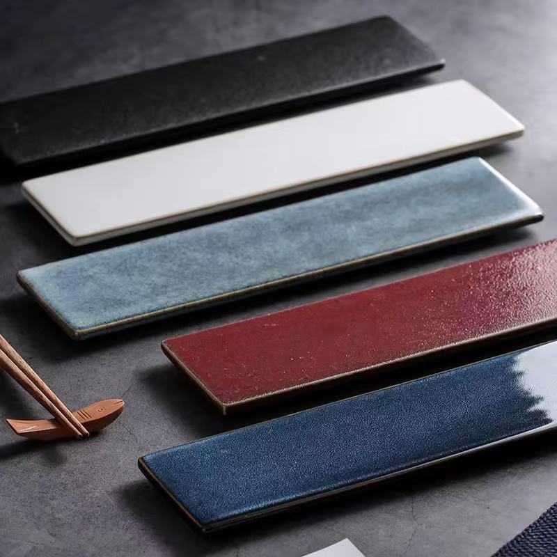 Chefco, 13" Rectangular off-white Sushi Plate (JS3309W) - Chefcoca