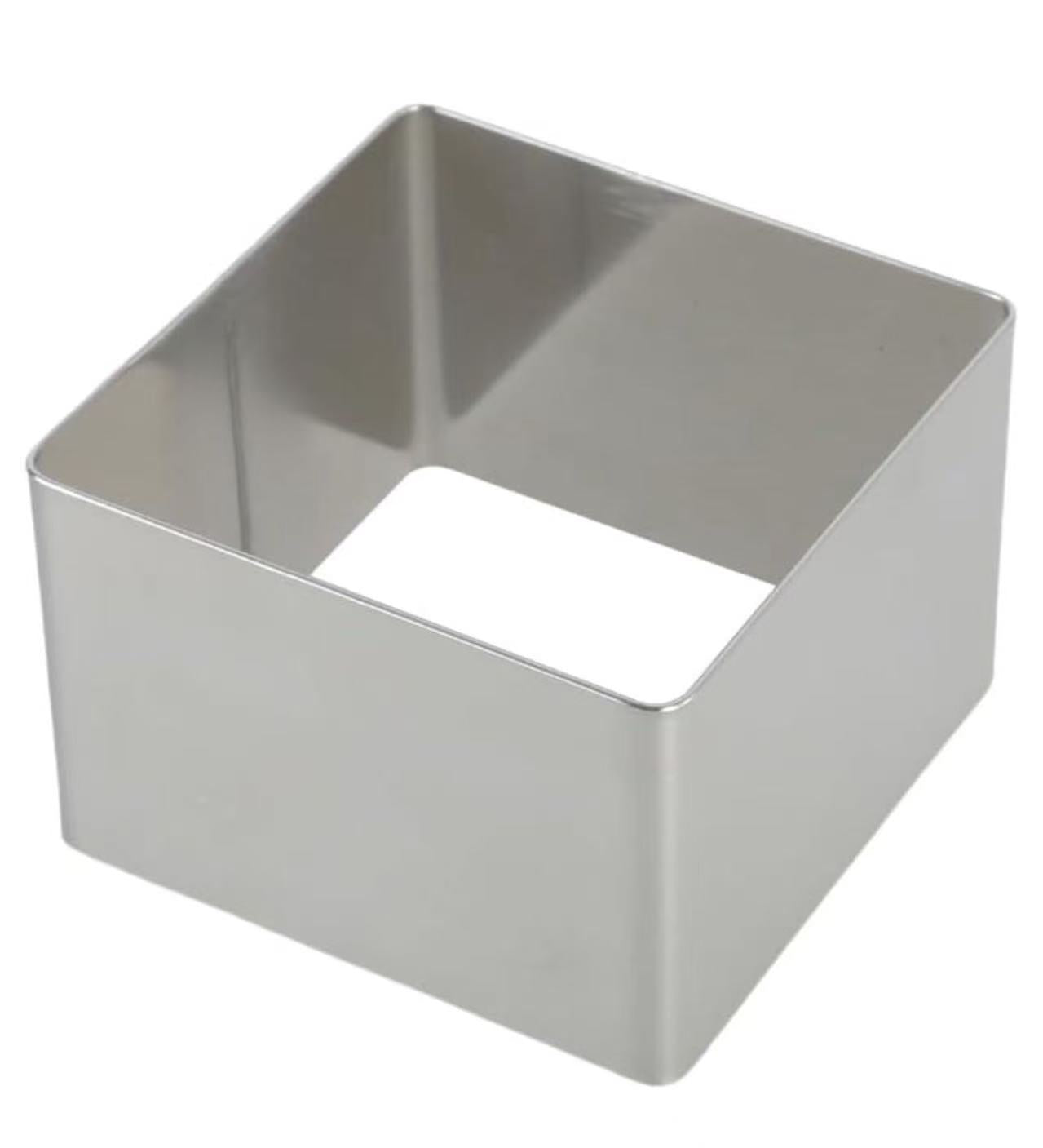 Moules à gâteau en acier inoxydable, moule à gâteau mousse, anneaux à gâteau avec poussoir