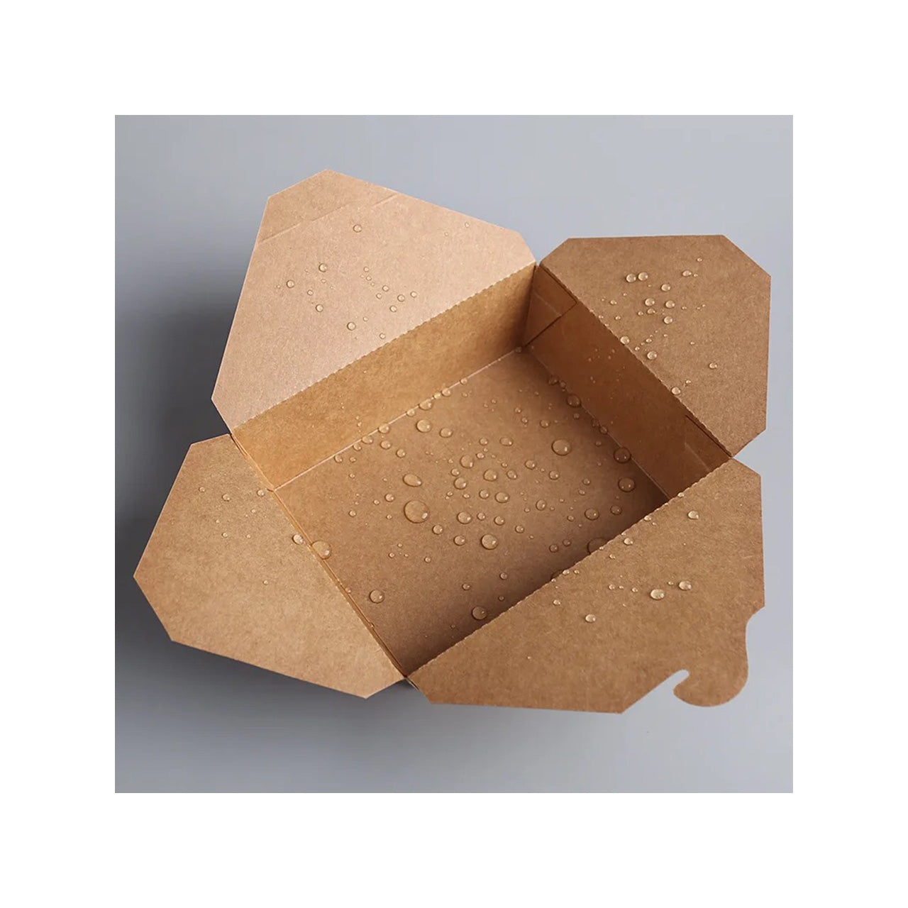 450 PACK, 26 oz Eco Friendly Food Containers - Heavy Duty Microwavable Kraft Brown Paper To Go Box - Chefcoca
