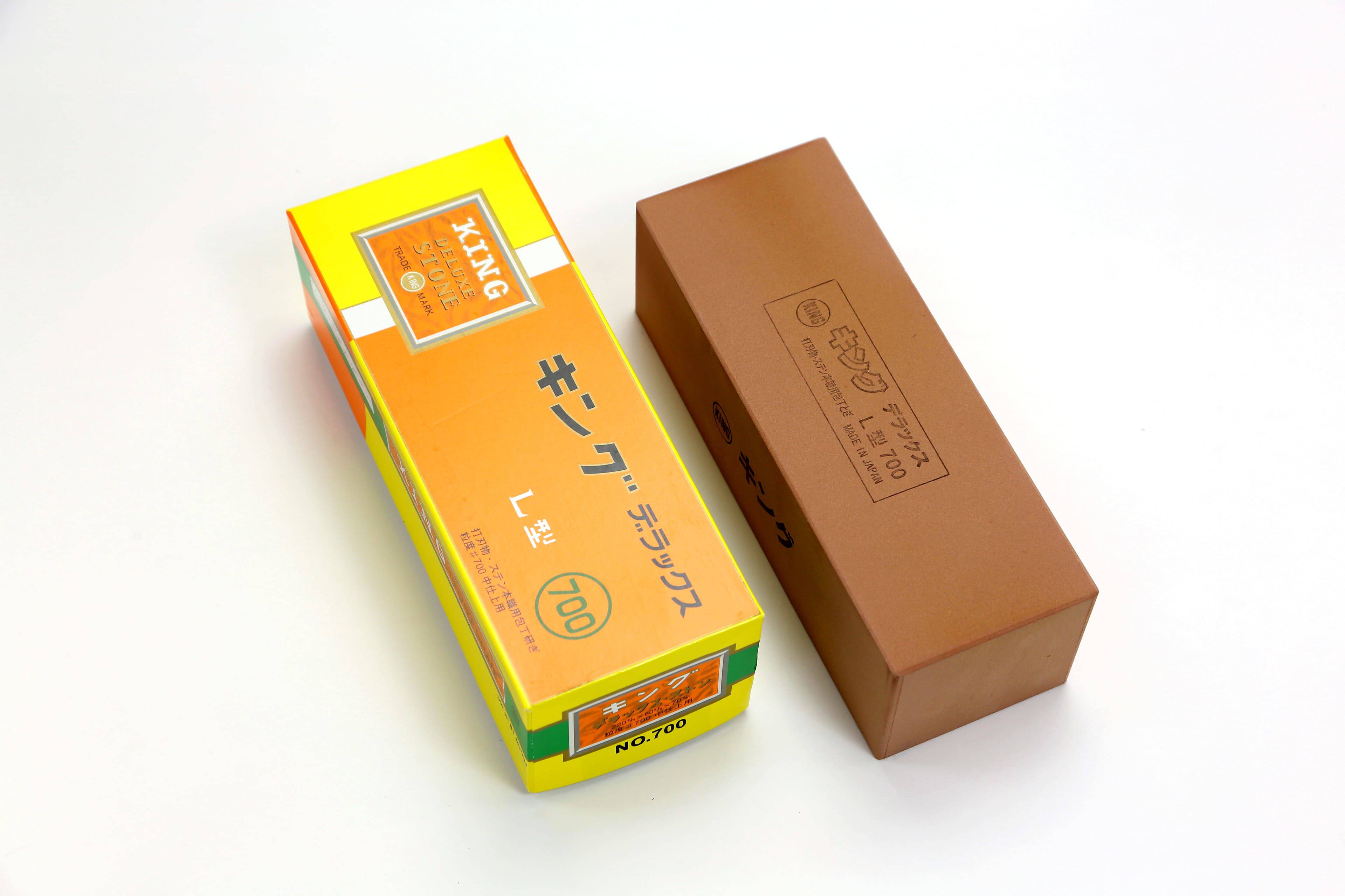 King L-Type Fine Sharpening Stone - #700 (220 x 80 x 70mm ) - Chefcoca