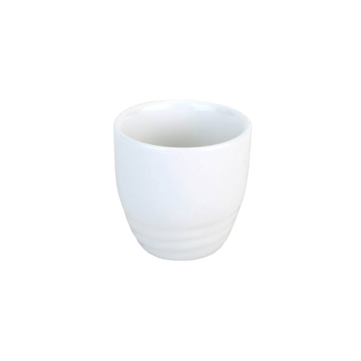 C710-69, 2 oz Fusion Sake Cup - Ceramic, White (12pcs) - Chefcoca
