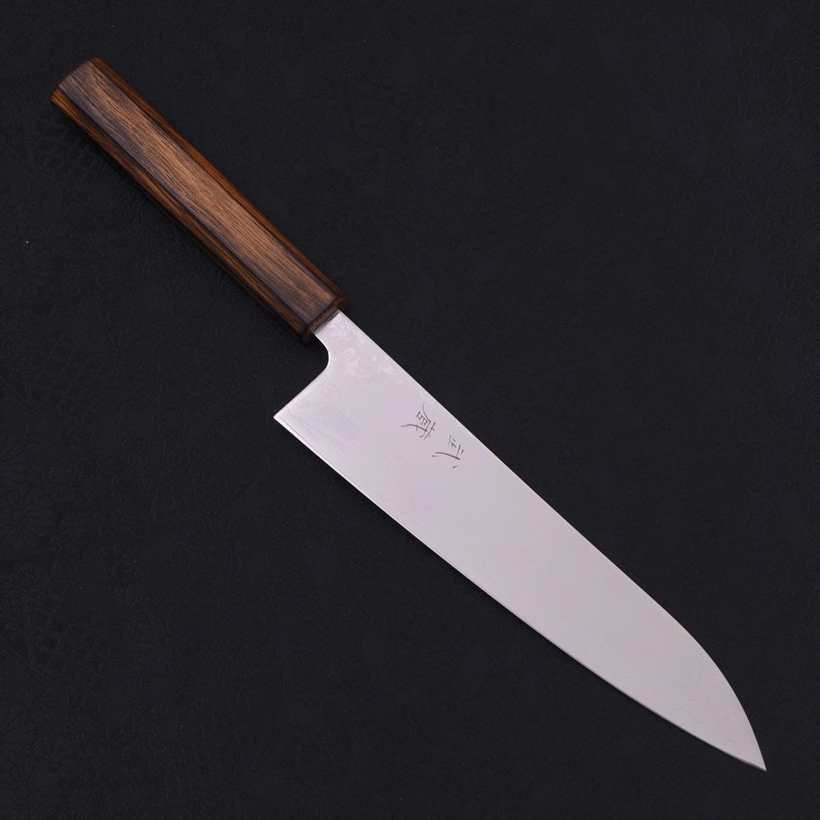 MUSASHI Gyuto VG-10 Damascus Sumi Urushi Handle 210mm (324-210) - Chefcoca
