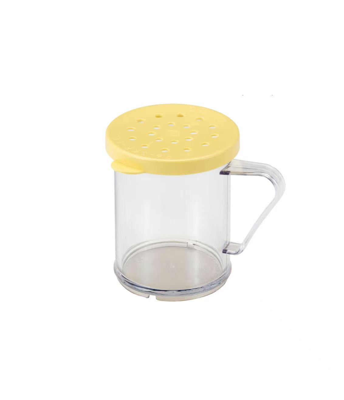 JW-SK280C,Shaker Dredge 10oz with Yellow Cheese Lid - Chefcoca