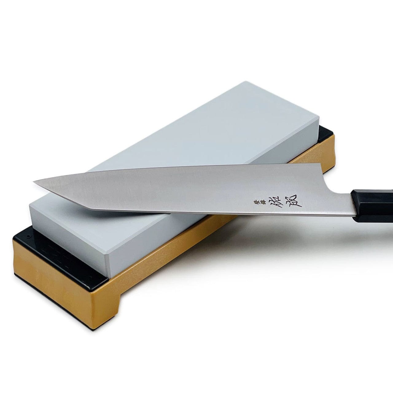 Suehiro Rika #5000 Finishing Knife Sharpening Stone with Stand - Chefcoca