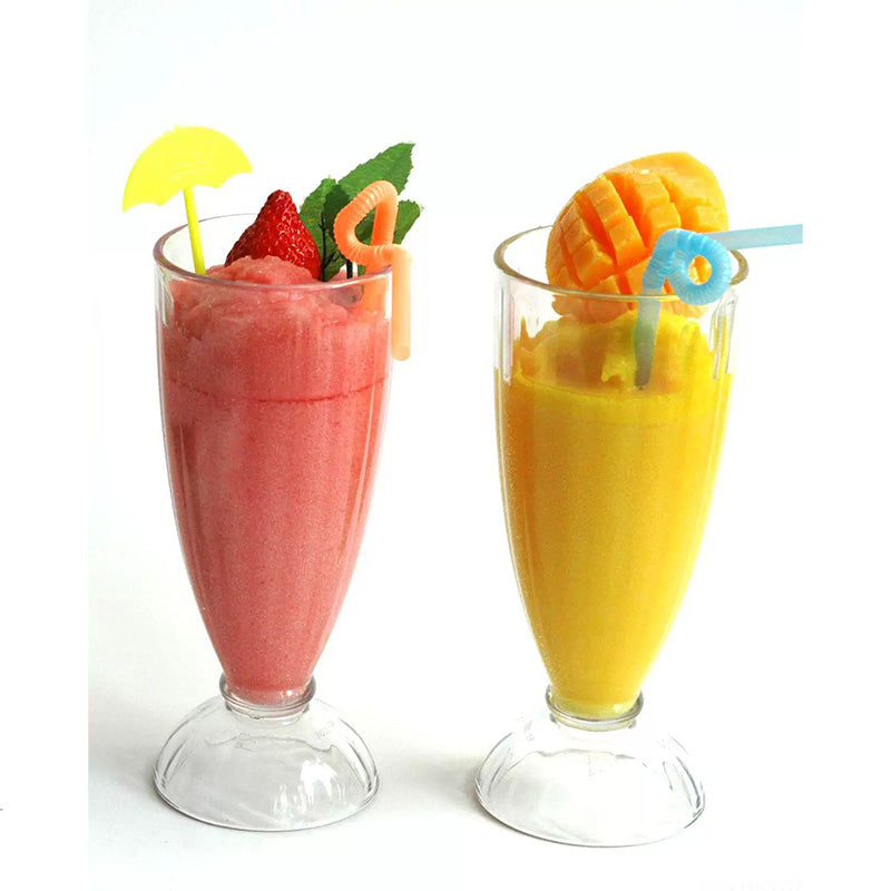 420 ml Clear Polycarbonate Milkshake Glass (14oz) - Chefcoca