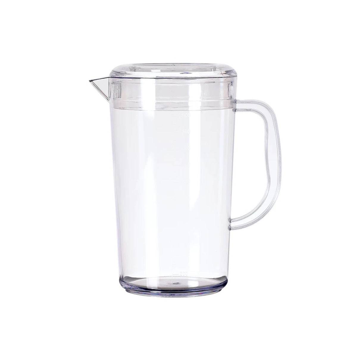 PC Made Pitcher with lid, Clear - Chefcoca