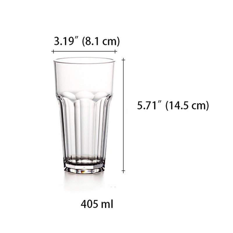 Polycarbonate Etched Water Glass/Tumbler , Clear(13.5-21oz) - Chefcoca