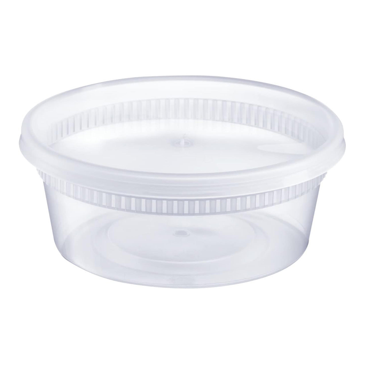 240 Sets, 8oz, Leakproof Clear Food Storage Soup Deli Container with Lids (S-8) - Chefcoca