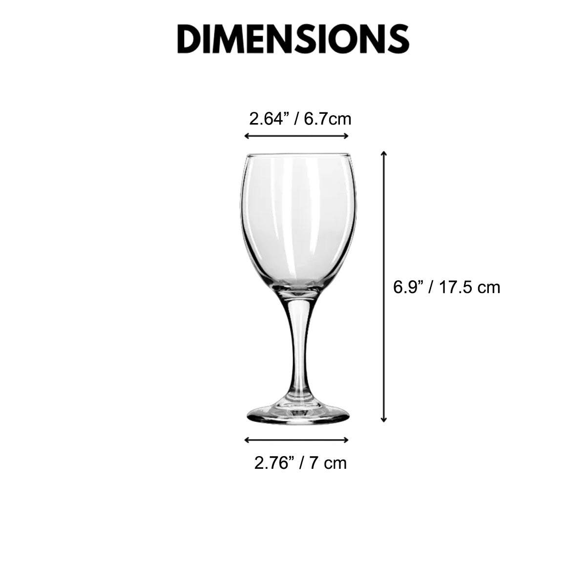 Libbey Copa G9942 Wine Glass 296ml/10oz, 12 pcs - Chefcoca
