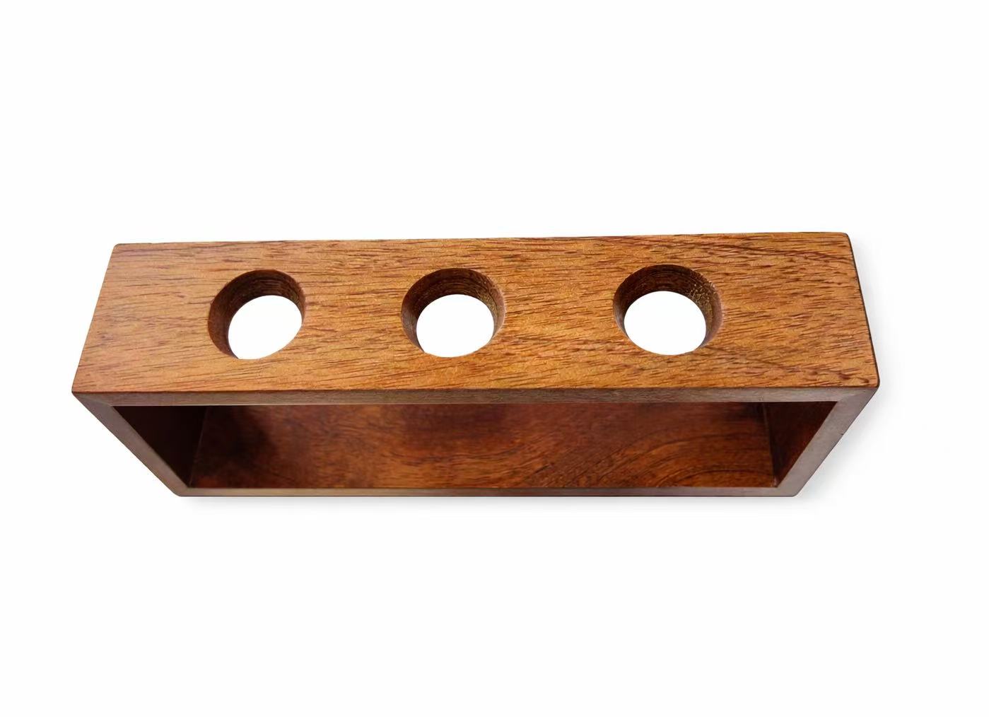 CHEFCO,WCN-3, Wooden Food Cone Display Stand, 3 holes