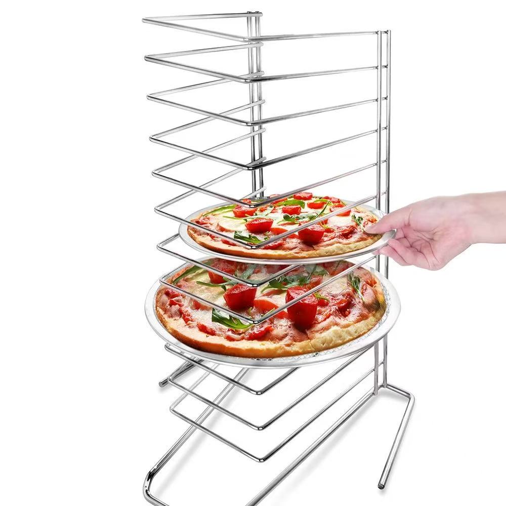 CHEFCO,APZT-15R, 15-Tier Table/Countertop Pizza Tray Rack - Chefcoca