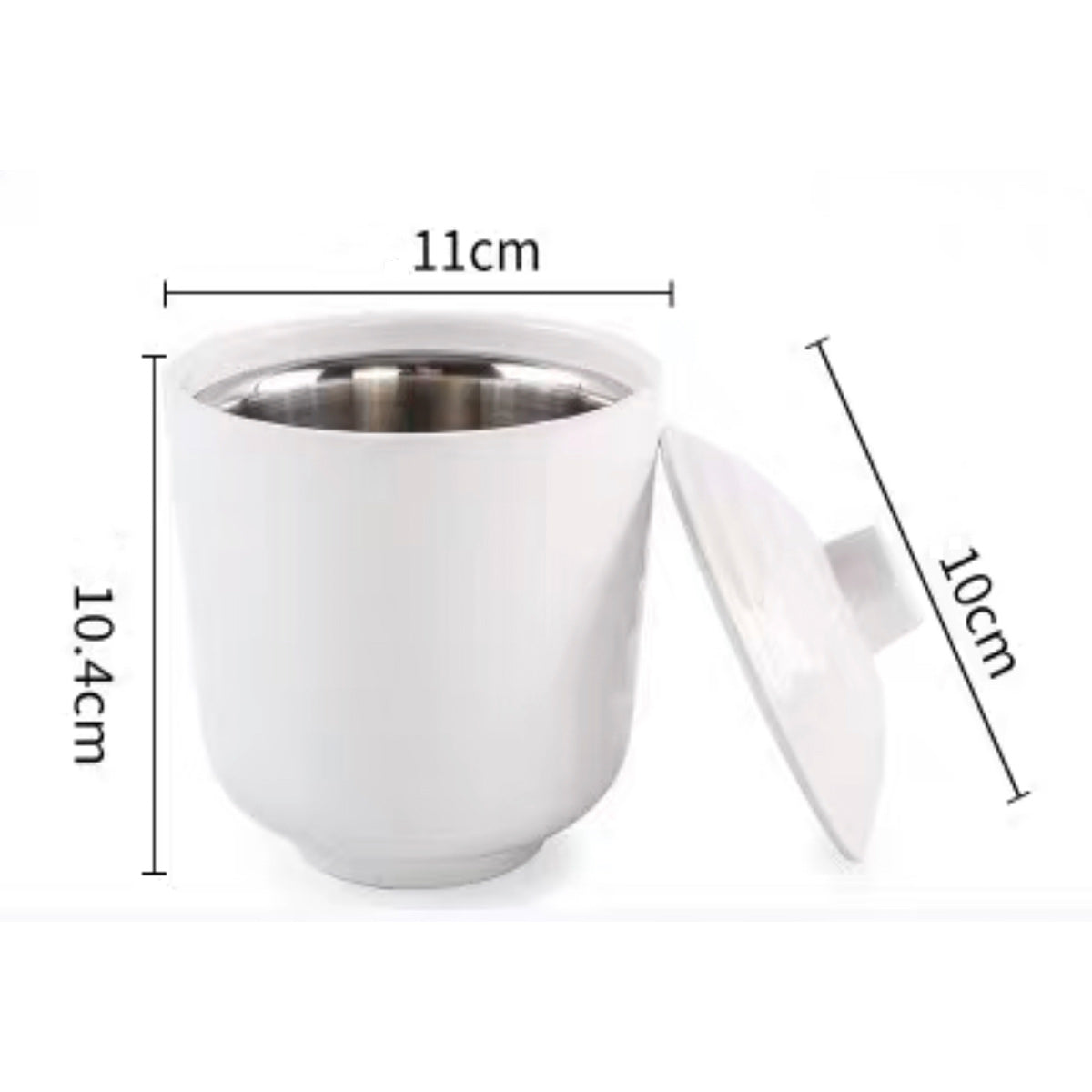 Melamine and Steel Insulated Soup Bowl Set with Lid (A74) - Chefcoca