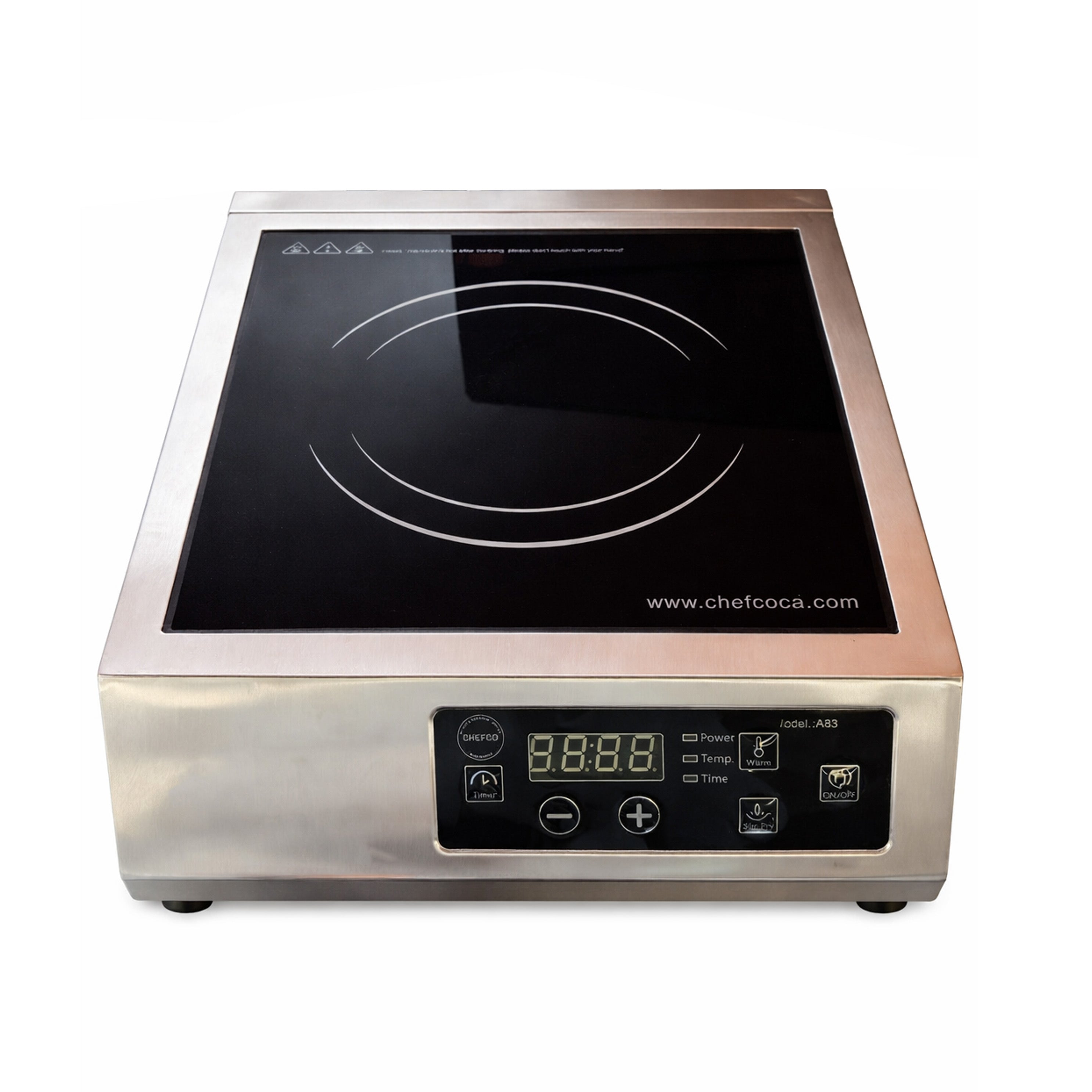 Chefco, A83, 3500 WATT Countertop Induction Stove, 208V - Chefcoca