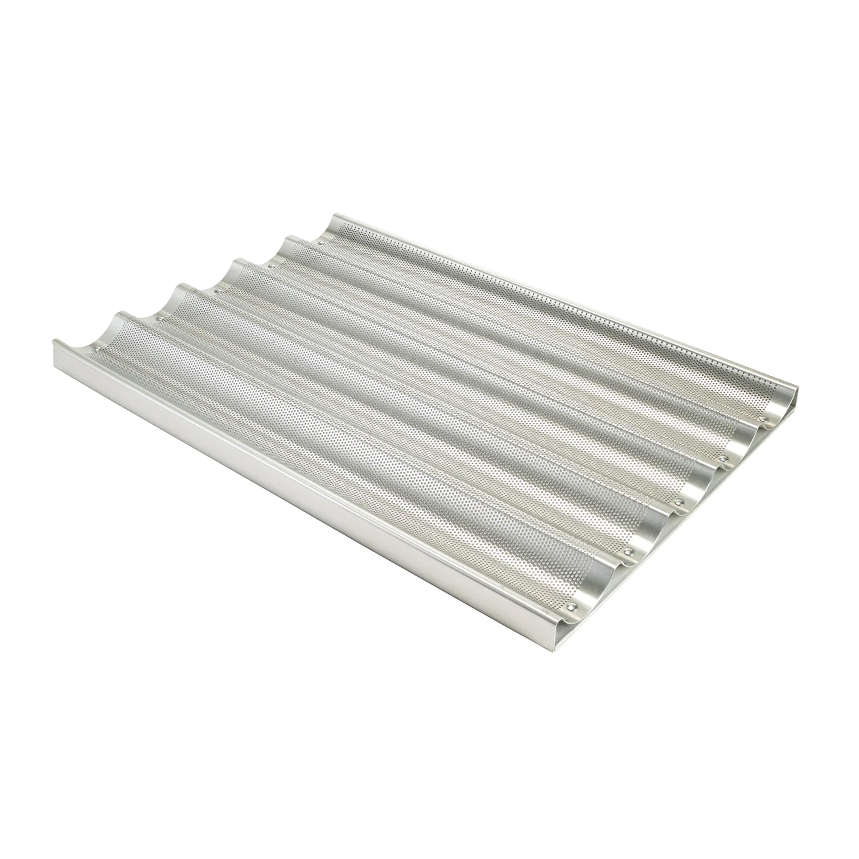 ABPN-5 - 5-Channel Perforated Non-Stick Baguette Pan - Chefcoca