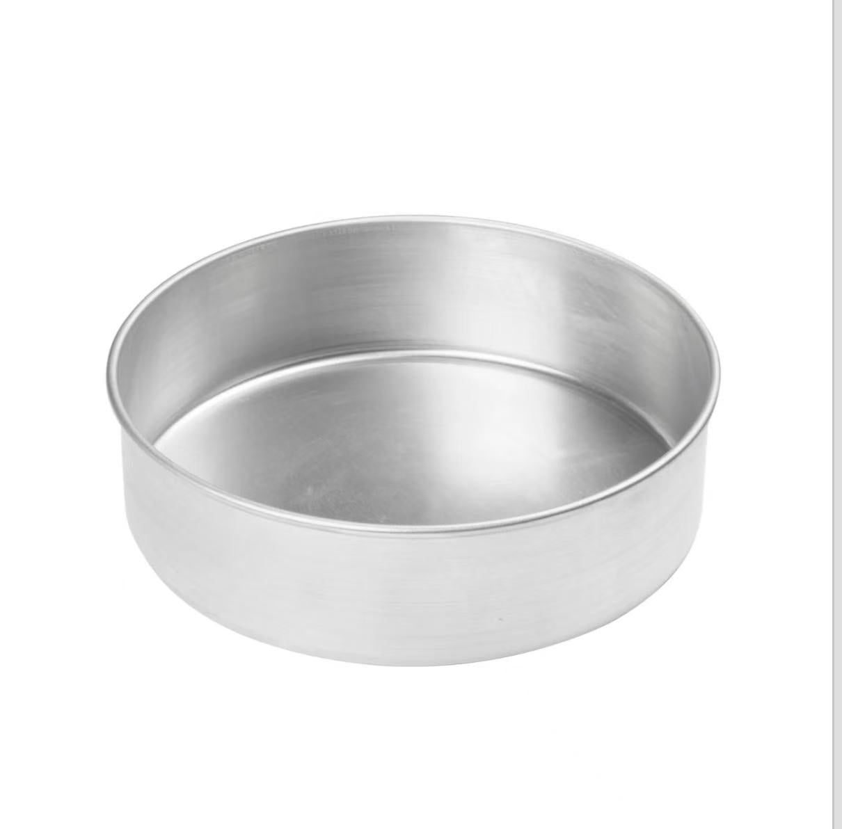 ACP-123 - Round Layer Cake Pan, Aluminum - 12" Dia x 3" H