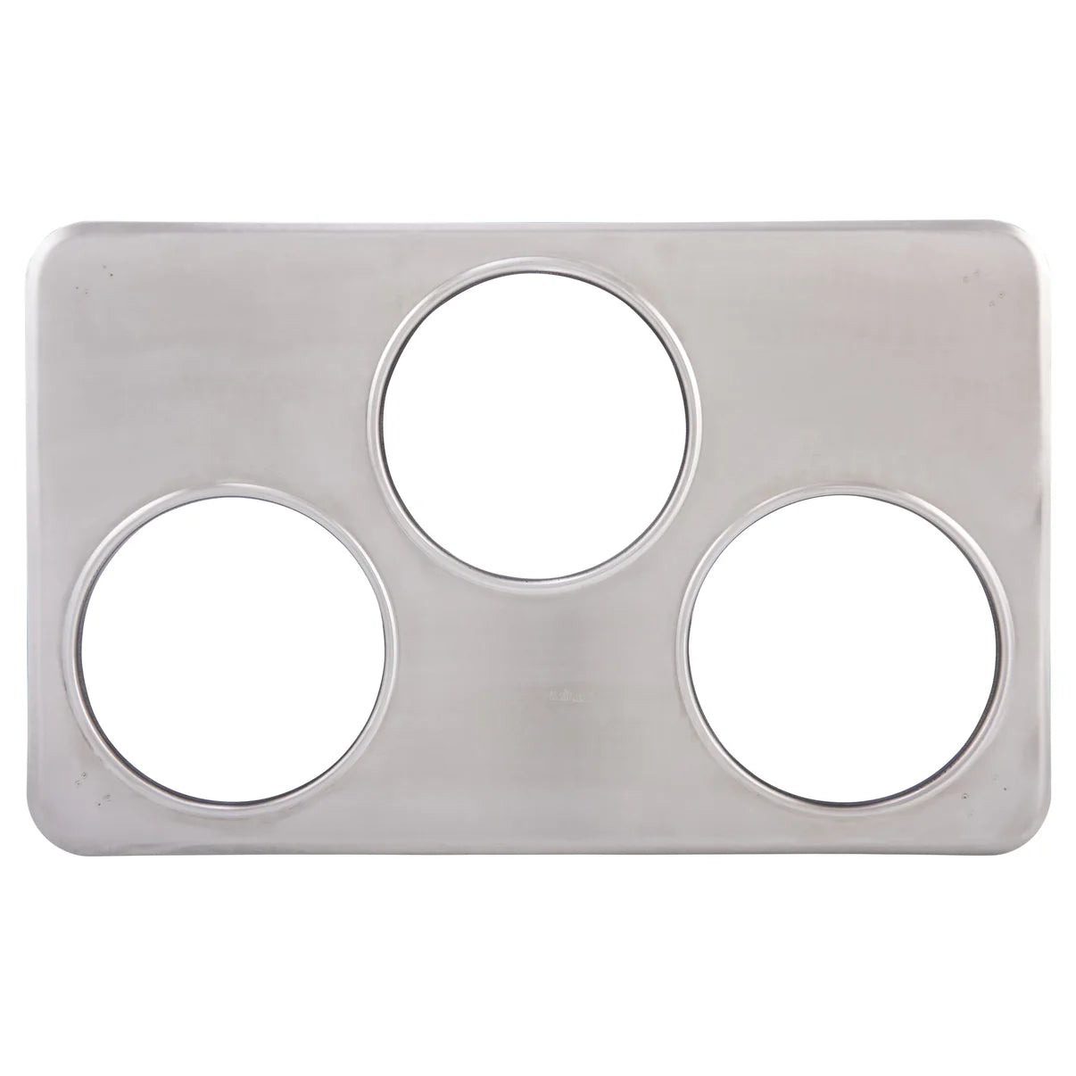 ADP-666 - Adaptor Plate, Three 6-3/8" Holes, Stainless Steel - Chefcoca