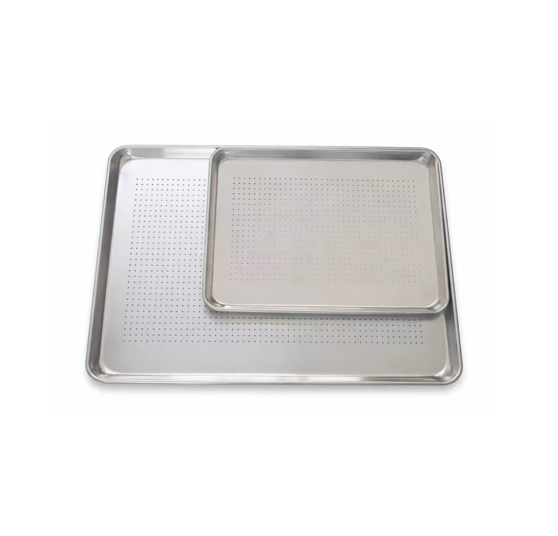 ALSP-1826P, Aluminum Sheet Pan - Perforated, Full Size Sheet, 17.75"x 25.75"x1"D - Chefcoca