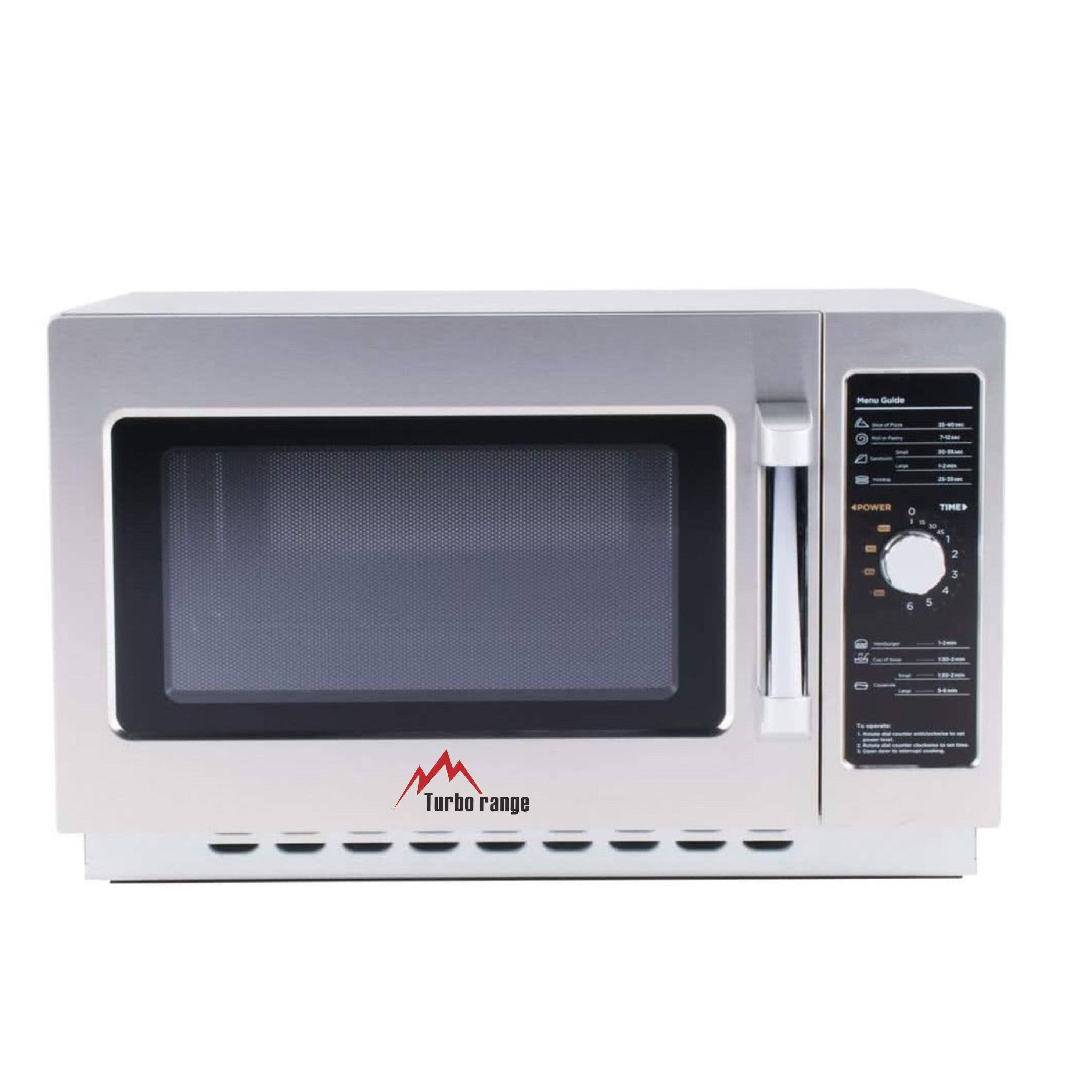 AM1034NS1 Medium-Duty Commercial Microwave Oven with Dial Control - 34L, 1000W - Chefcoca