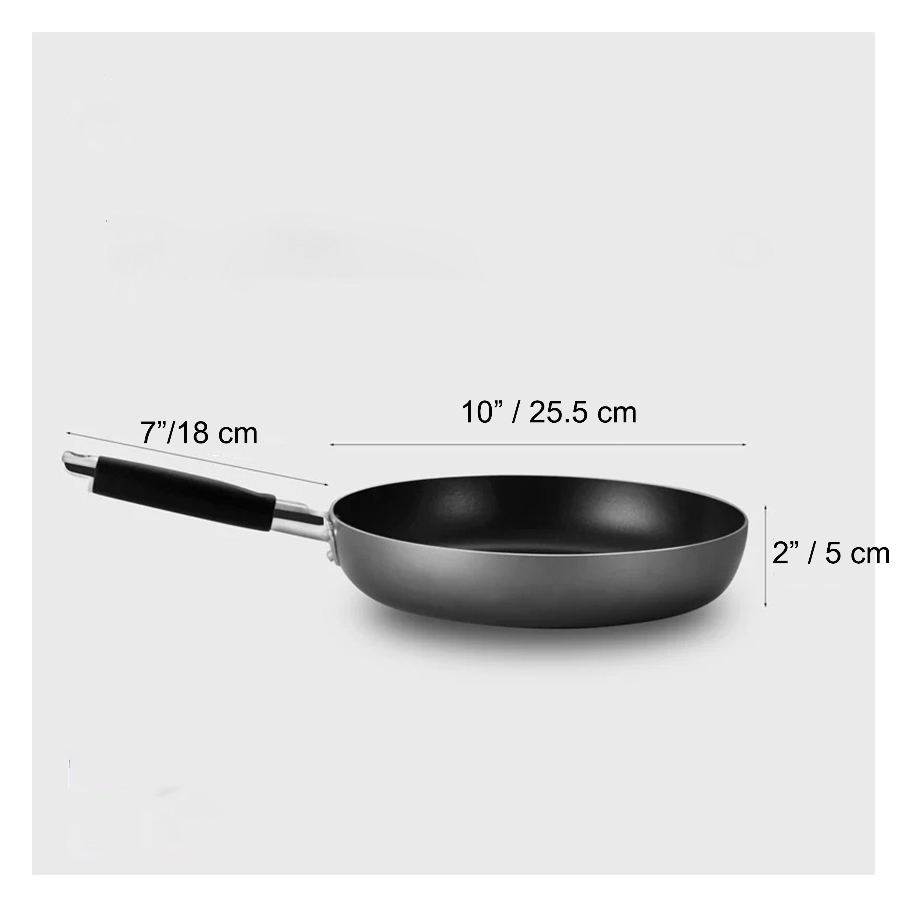 Sub-equip, ANPI-10, 10"/26cm Dia, Alu FryPan, Non-stick, Induction Ready - Chefcoca