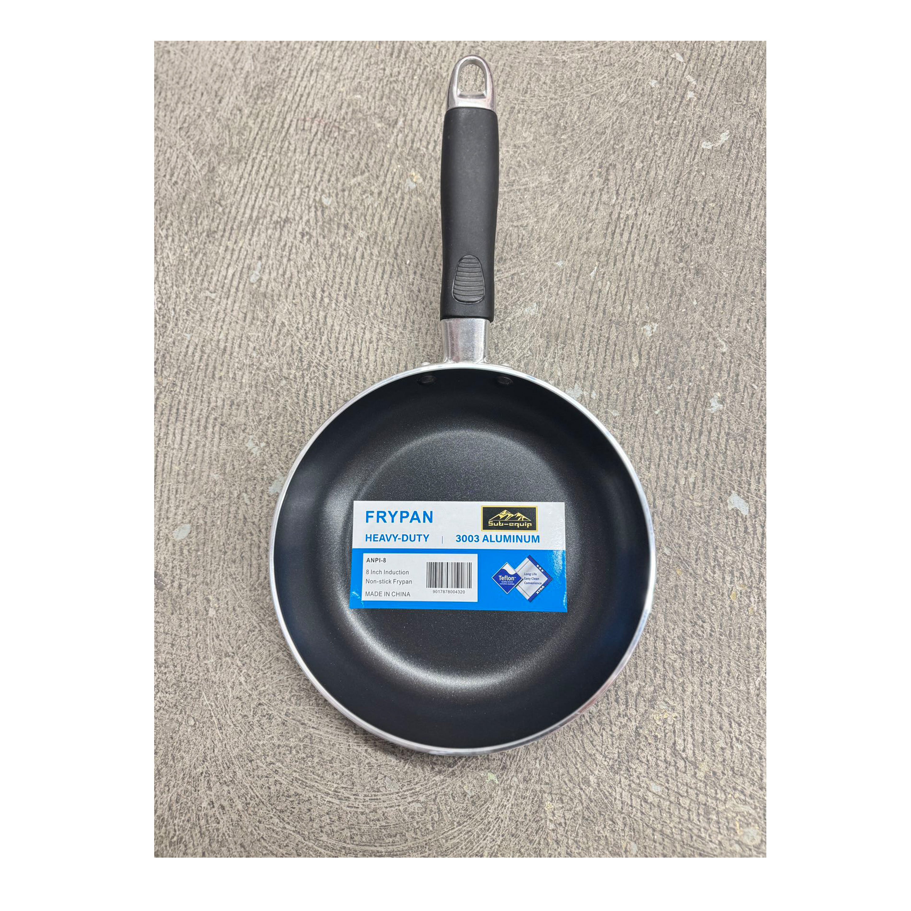 Sub-equip, ANPI-8, 8"/20cm Dia, Alu FryPan, Non-stick, Induction Ready - Chefcoca