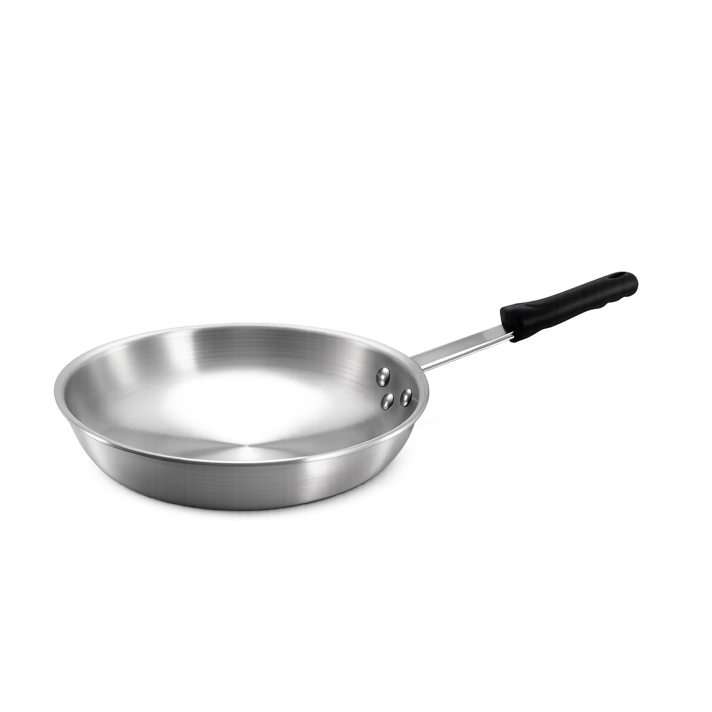Sub-equip, APL-12S, 12"/30cm Dia, Alu Fry Pan,Tri-ply, Mirror Finish, Induction Ready