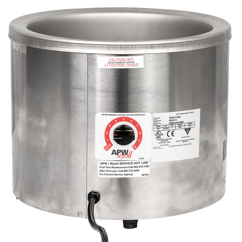 APW Wyott 11 Qt. Food Warmer / Rethermalizer - 120V, 1200W (RW-2V)