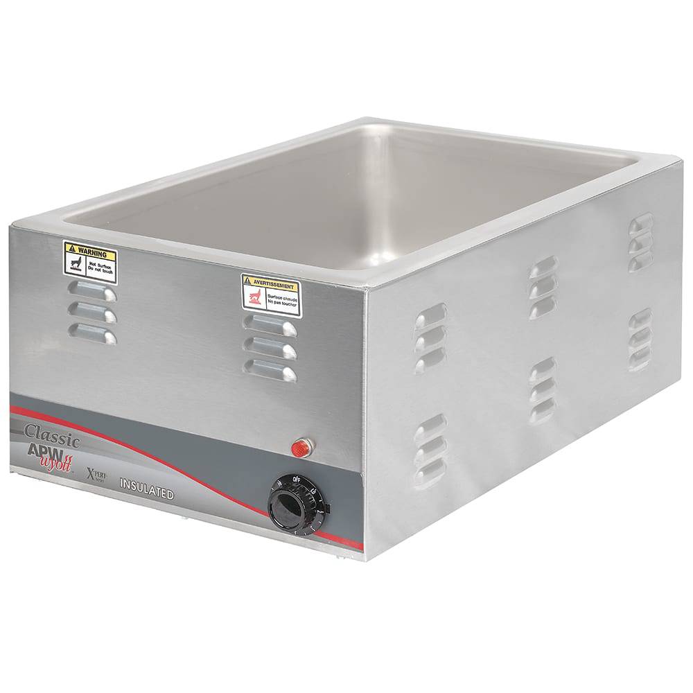 APW Wyott, XPert Classic Full Size Countertop Food Warmer, 22 qt, 120V (W-3VI) - Chefcoca