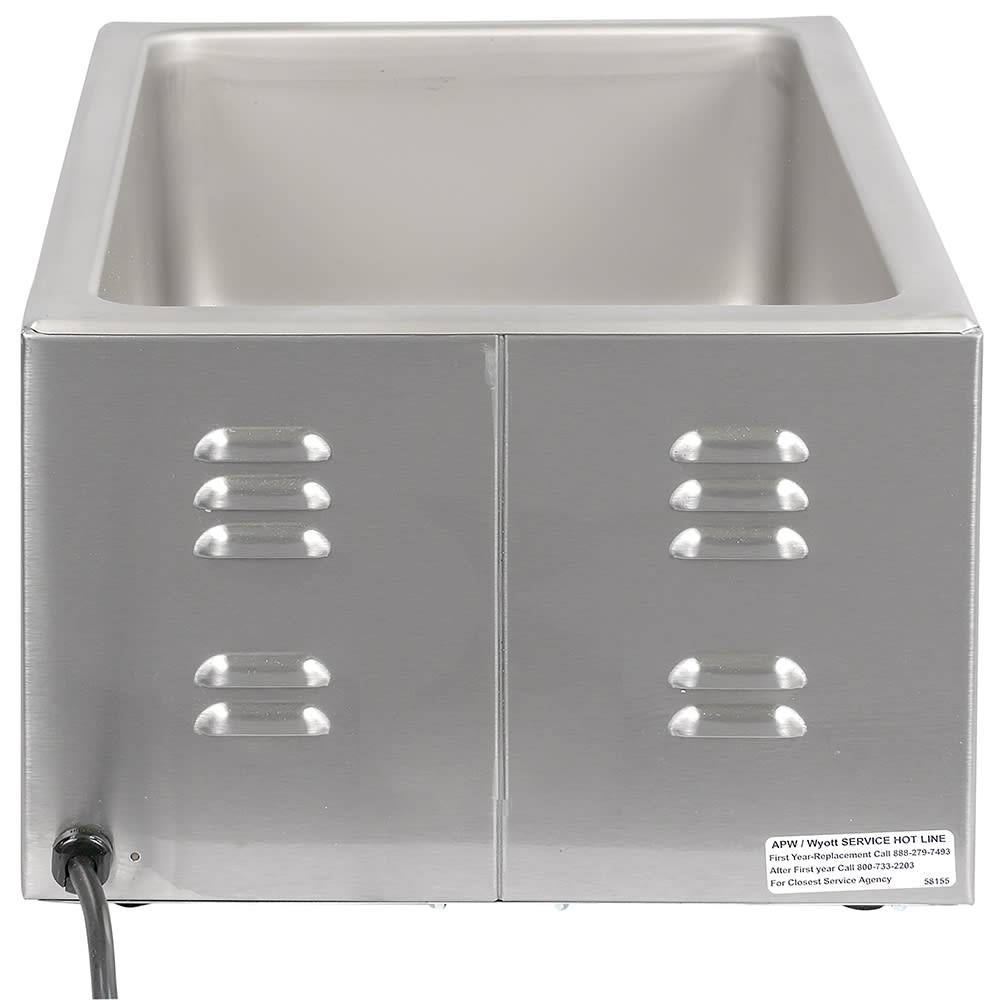 APW Wyott, XPert Classic Full Size Countertop Food Warmer, 22 qt, 120V (W-3VI) - Chefcoca