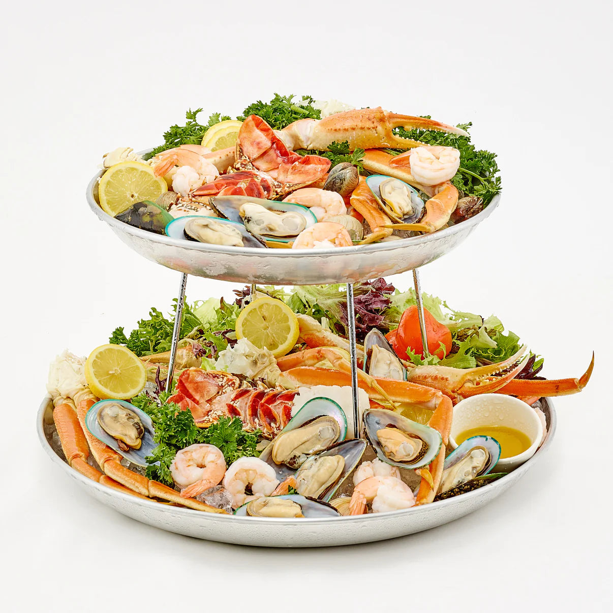 ASFT-20 - Aluminum Seafood Trays, 1-1/2" High - 19-3/4" - Chefcoca