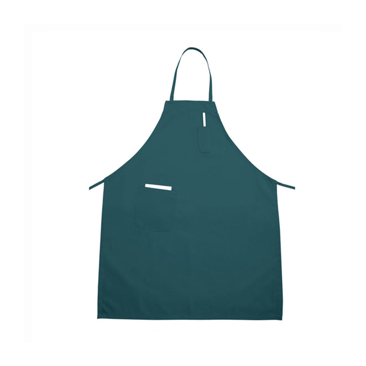 BAF-3426G, 34”x 26" Full Length Bib Apron With Pocket, Green