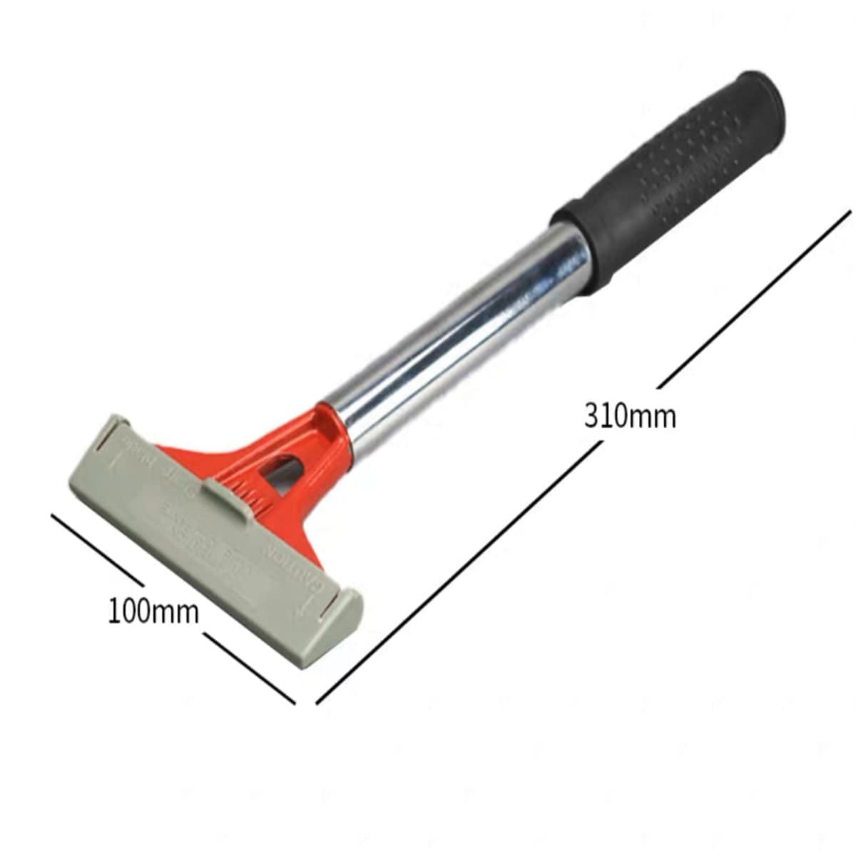 Economy Grill Scraper, 12" Scraper, Aluminum - Chefcoca