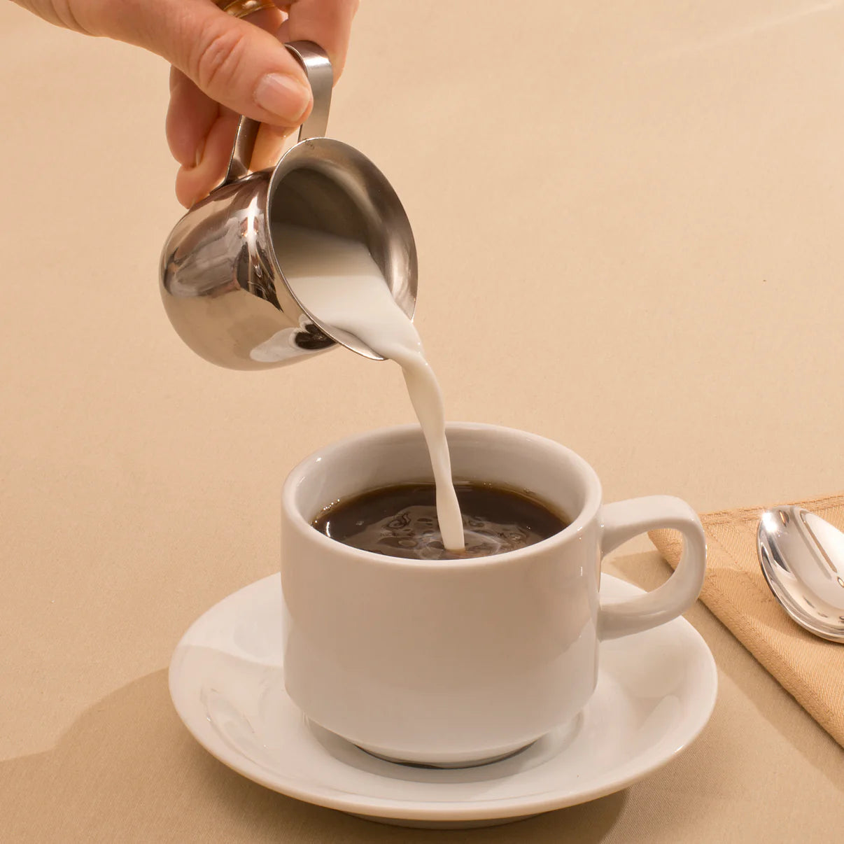 BCS-3 - Stainless Steel Bell Creamer - 3 oz - Chefcoca