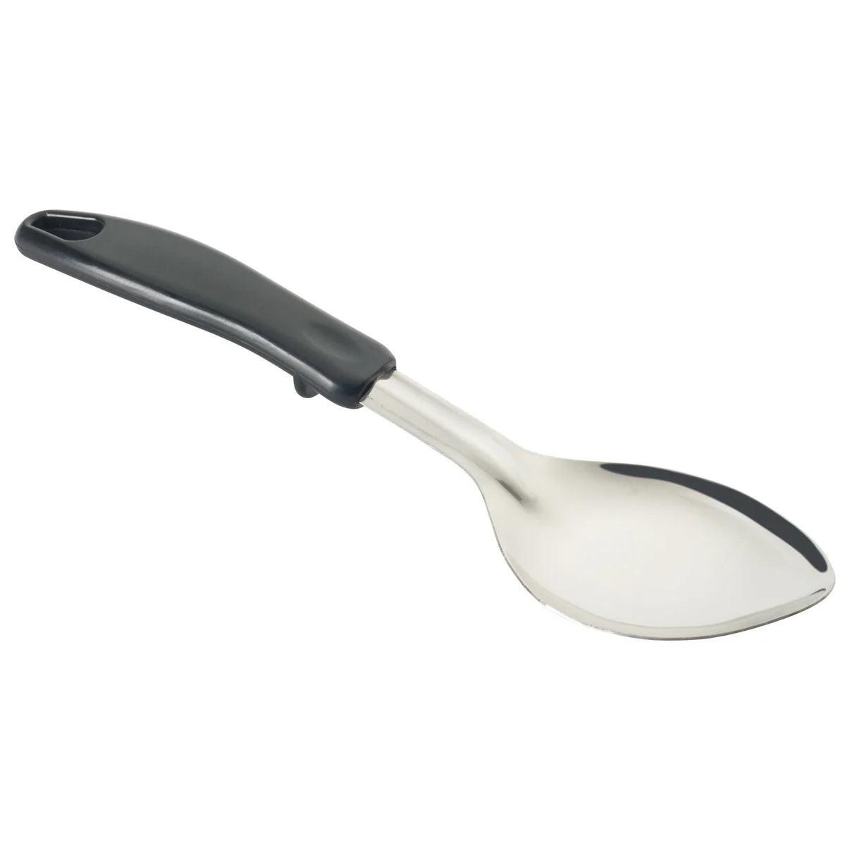 BHOP-11 - Basting Spoon with Stop-Hook Polypropylene Handle - Solid, 11" - Chefcoca