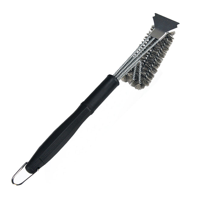Oven & Grill / BBQ Brush, 17"Long with Plastic Handle (BR-17) - Chefcoca