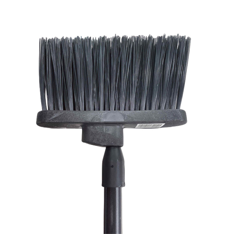 PVC 9"W Lobby broom, Black