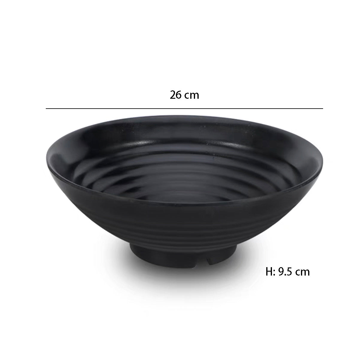 Linear Pattern Non-slip Melamine Bowl (WT5091 - WT5095) - Chefcoca