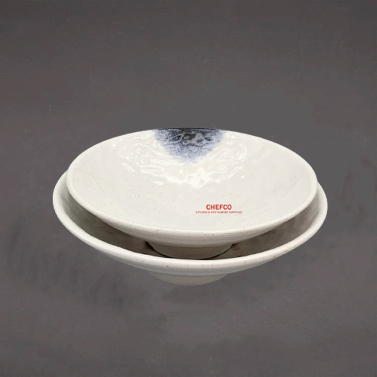 Dark Blue Ombre Shallow Melamine Bowl (BY10002K-BY10001K) - Chefcoca