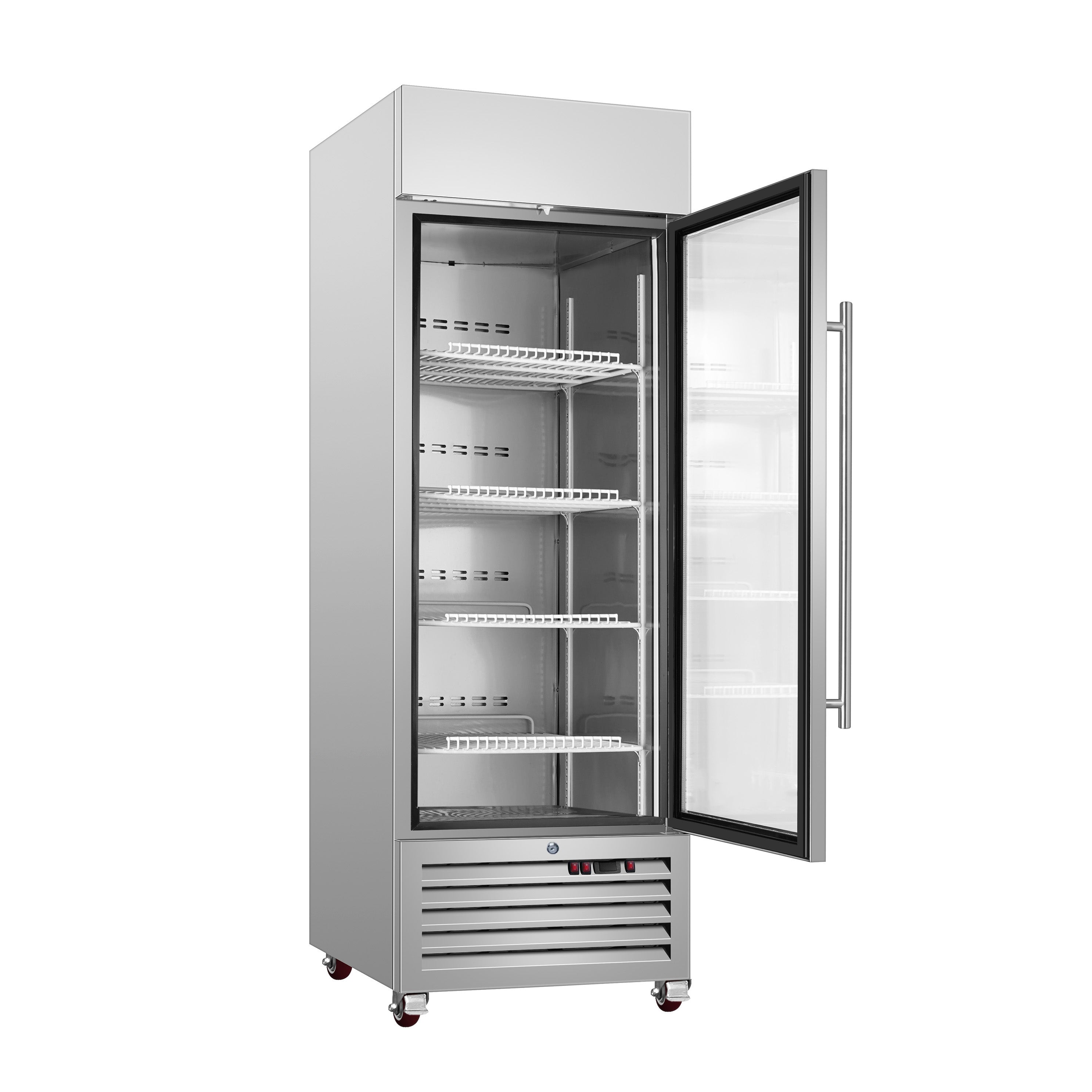 Sub-Equip, 23" Glass Single Door Reach-In Freezer (C-13FG) - Chefcoca