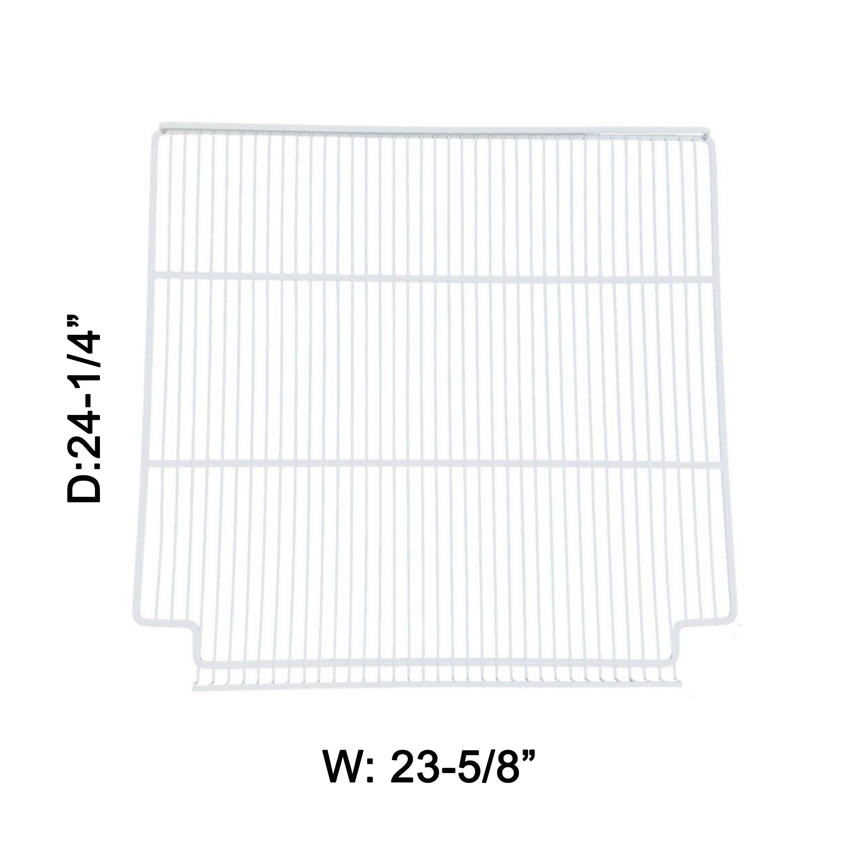 Sub-equip, Commercial refrigeration Wire Shelf, White, 23-5/8" x 24-1/4" - Chefcoca