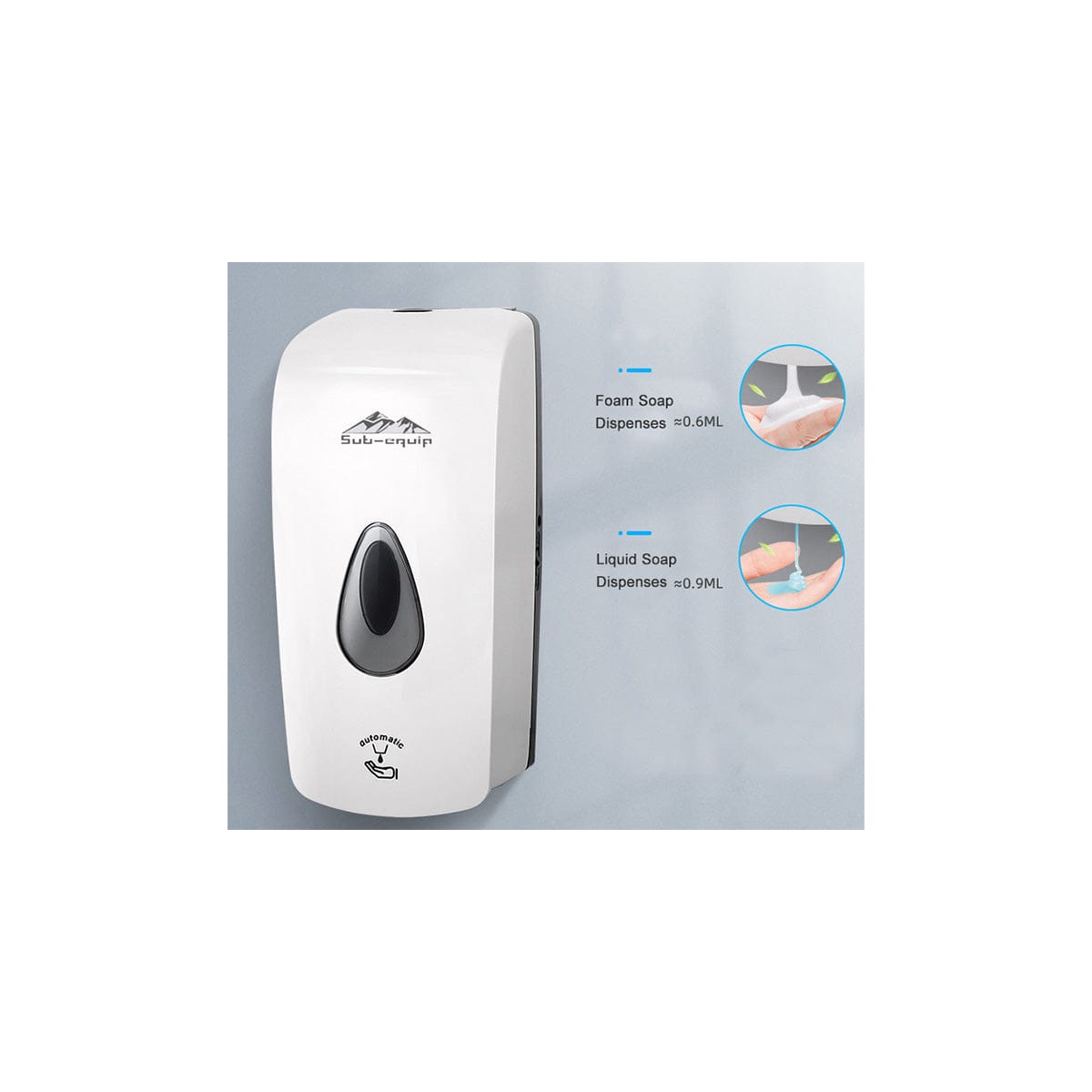 1000ML Sensor Activated Liquid Soap Dispenser - Chefcoca