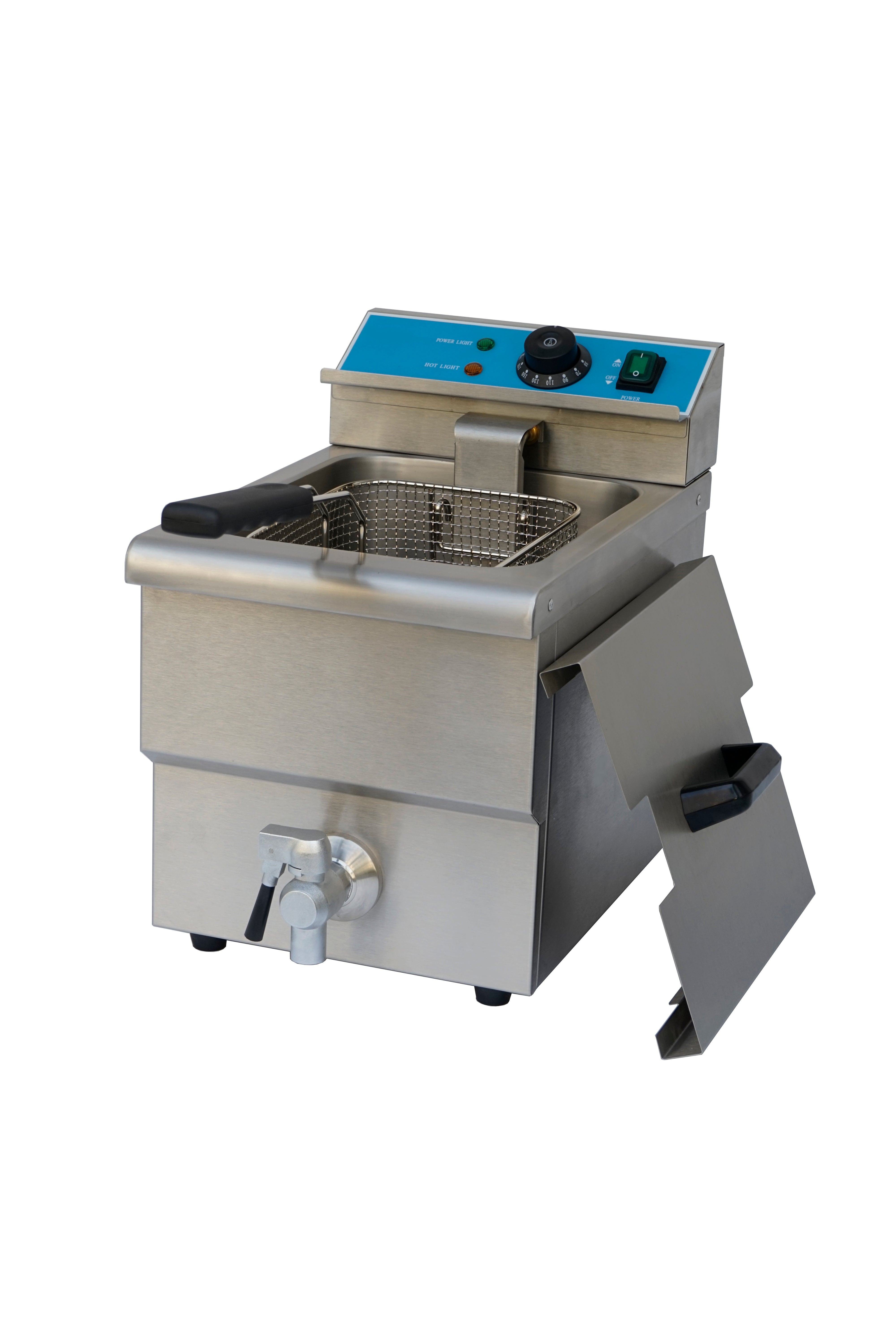 Turbo Range, CDF-1-208,Countertop Electric Fryer, 15 LBS Oil Capacity - Chefcoca