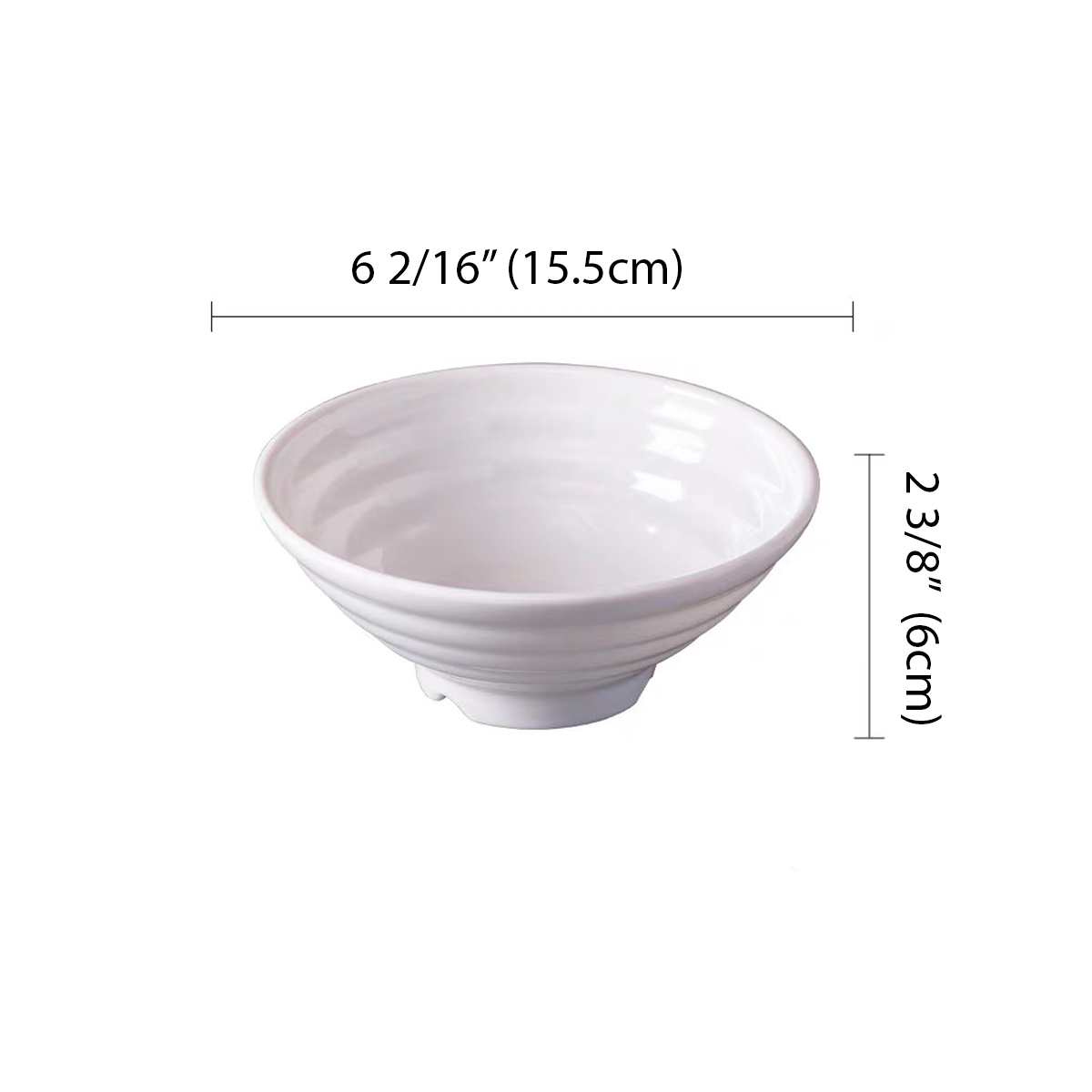 White Bowl with Whorl (CFL536) - Chefcoca