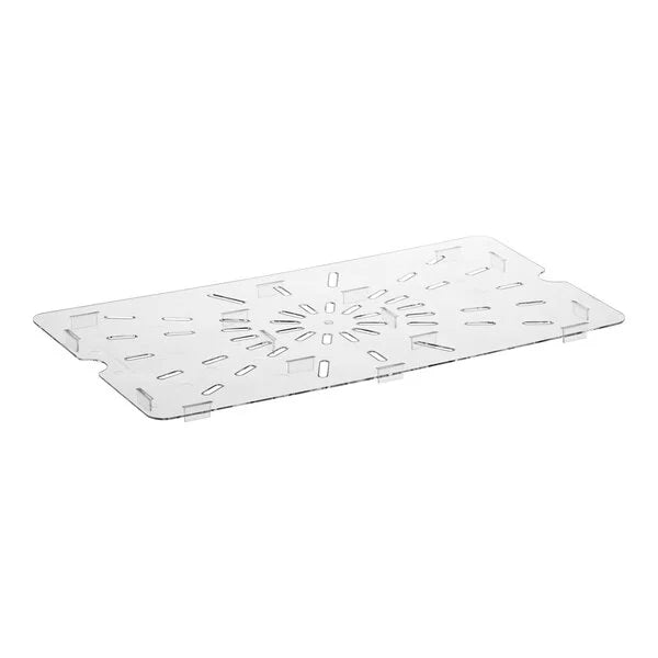 Sub-equip, Polycarbonate Drain Shelf, Full-Size, Clear - Chefcoca