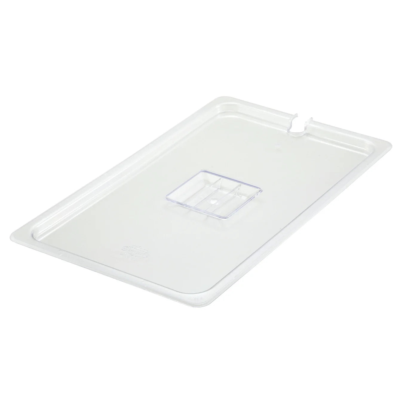 Sub-equip, Polycarbonate Food Pan Cover, Slotted, Clear - Full size - Chefcoca