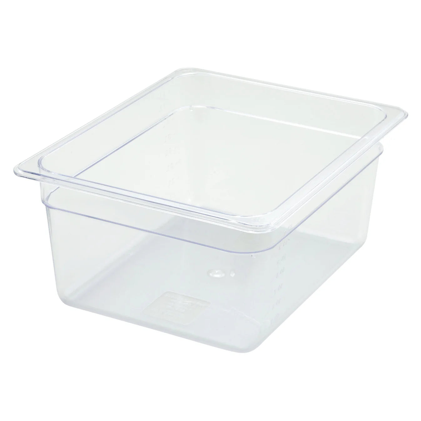 Food Pan, 1/2 size, 5-1/2" Depth,PC,Clear,Sub-equip - Chefcoca
