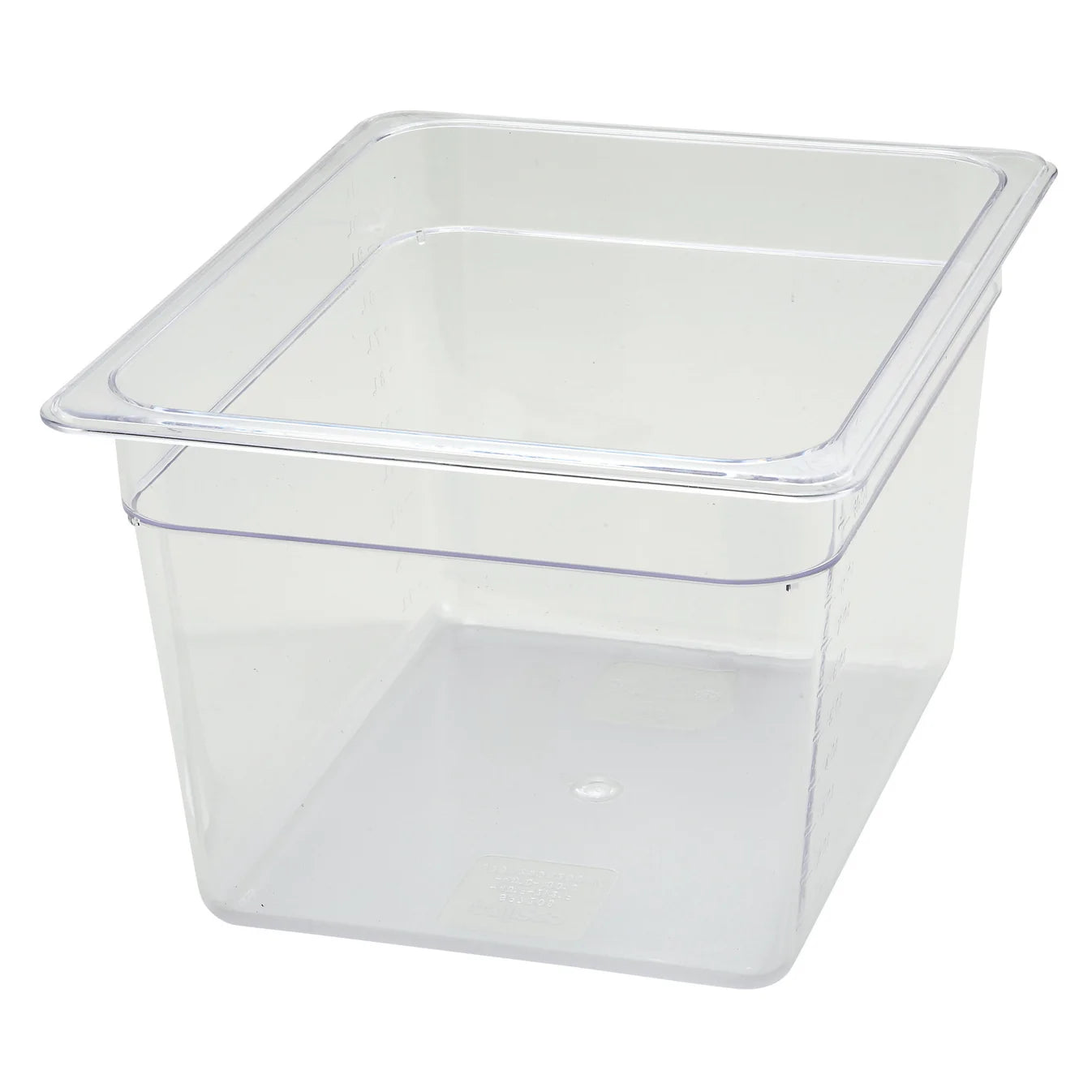 Food Pan, 1/2 size, 7-1/2" Depth,PC,Clear,Sub-equip - Chefcoca