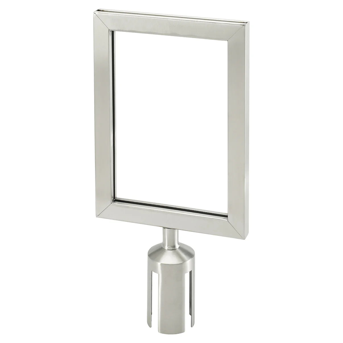CGSF-12S - Stanchion Top Sign Frame - Stainless - Chefcoca