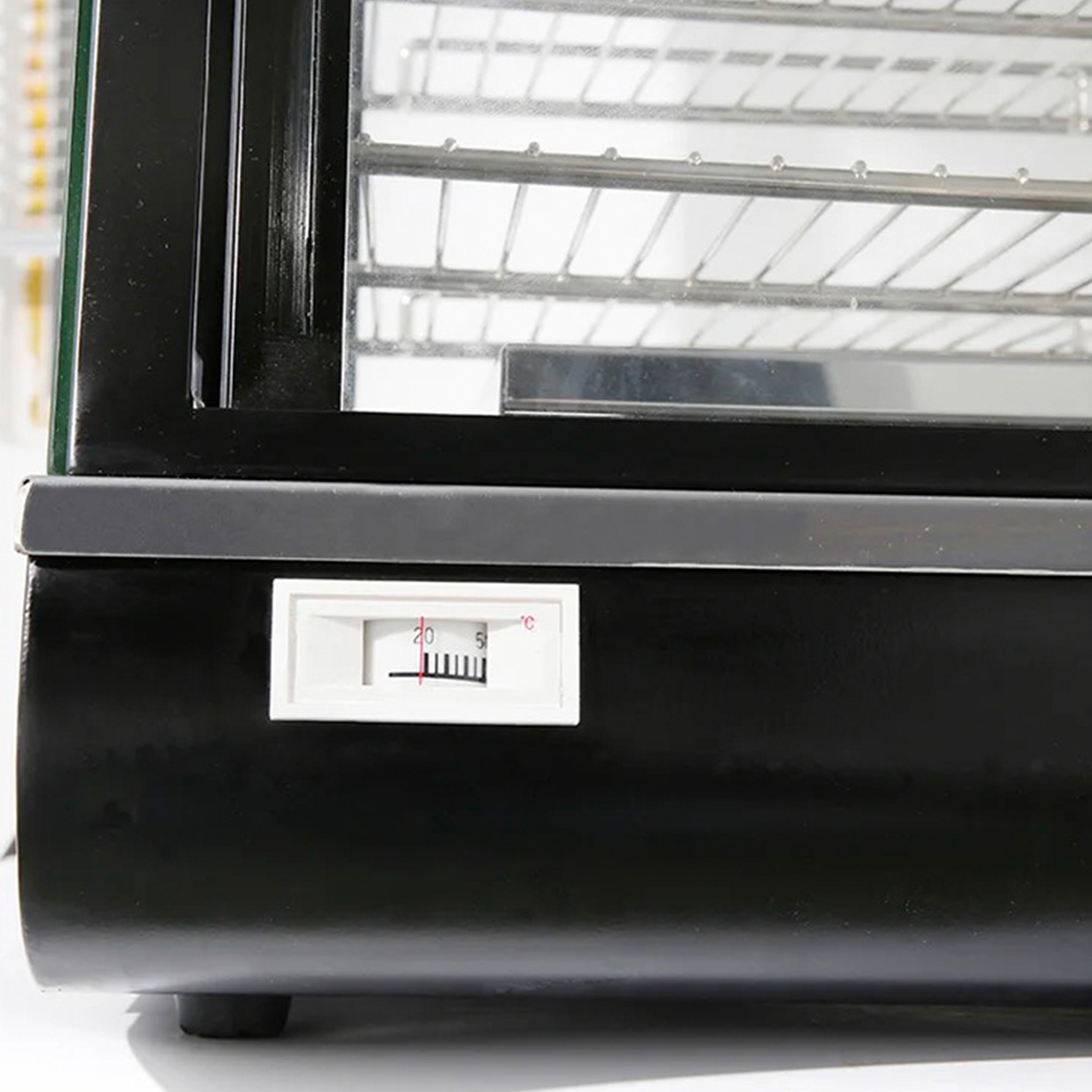 Sub-equip, 48" Self/Full Service 3 Shelf Countertop Heated Display Case with Sliding Doors - Chefcoca
