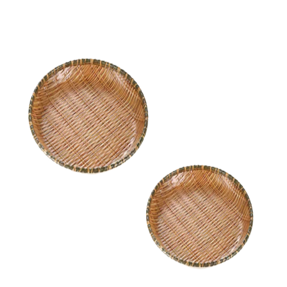 CHEFCO, 13810-12G,12" Dia Round Melamine Rattan Style Deep Plate - Chefcoca