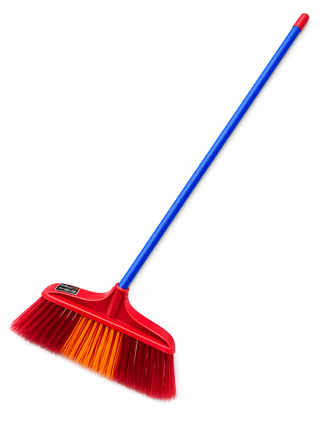 CHEFCO,3245, Hard-Bristle Plastic Broom, 43" /110cm L Handle - Chefcoca